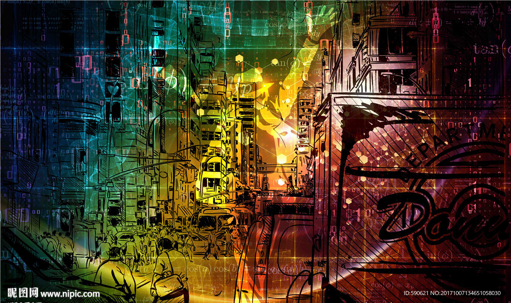 时尚简约背景墙