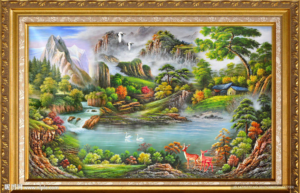 油画风景