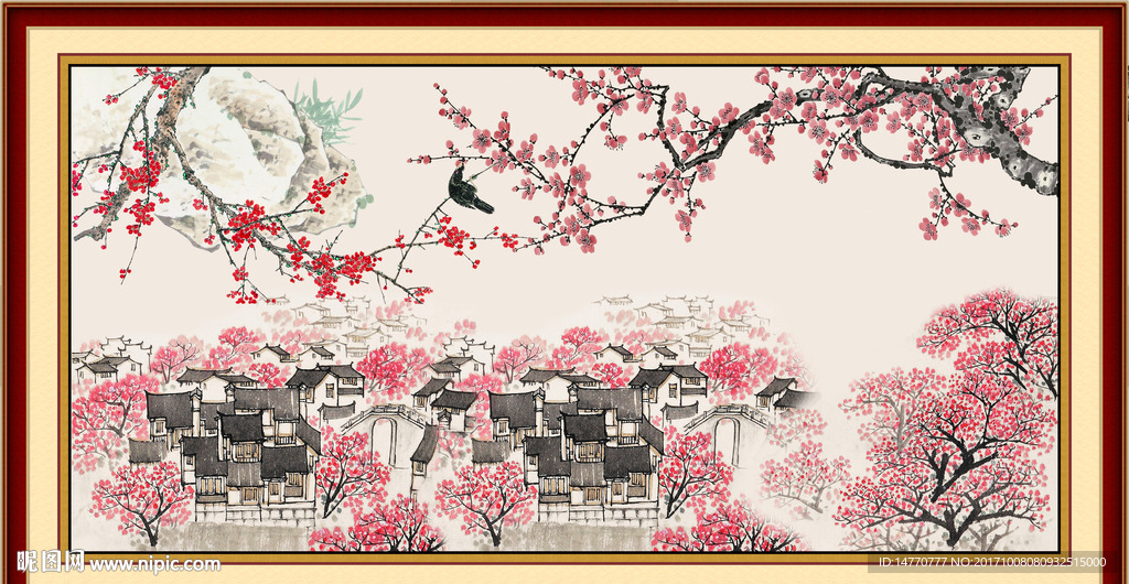 国画梅花