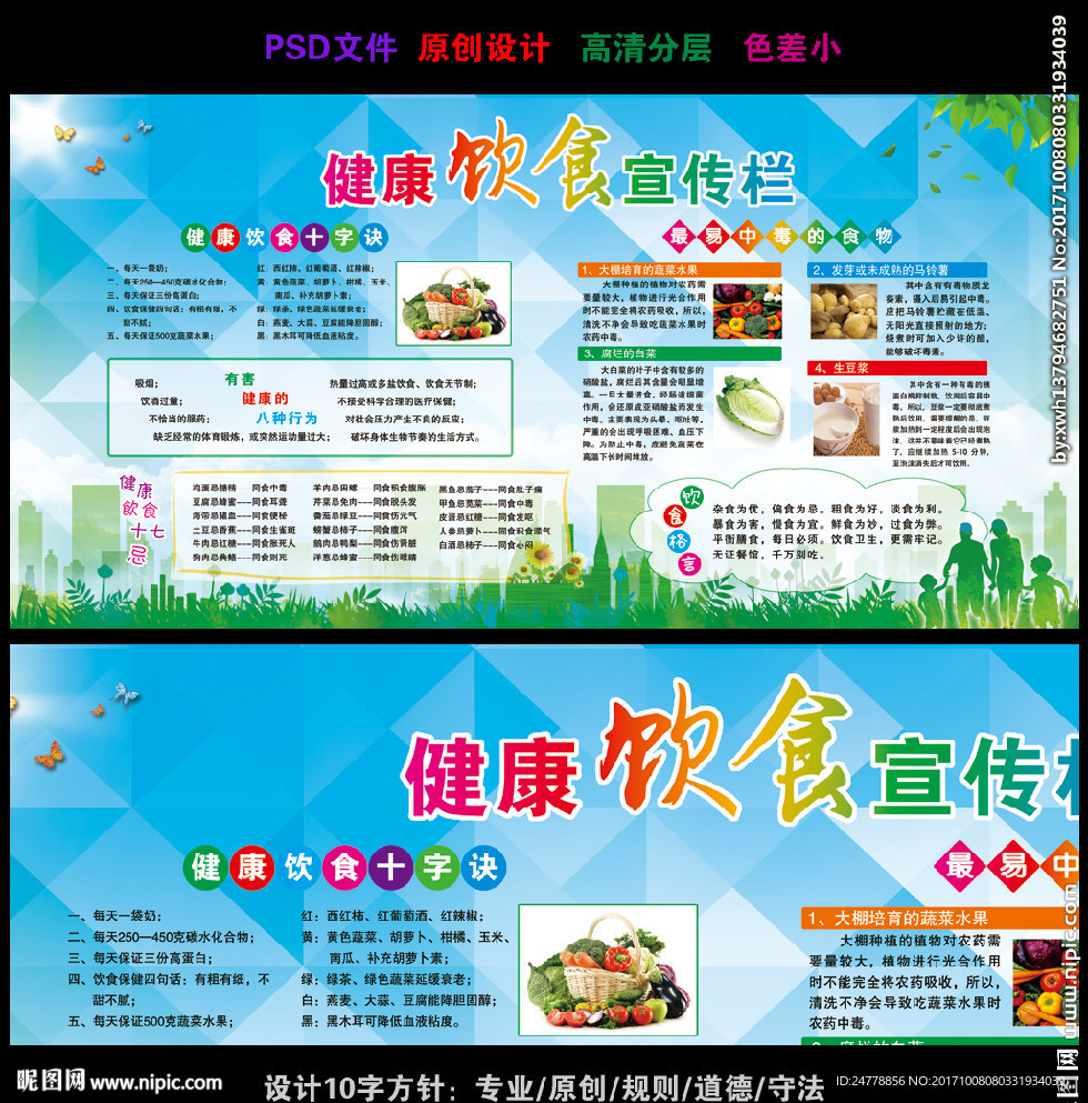 健康饮食宣传栏图片