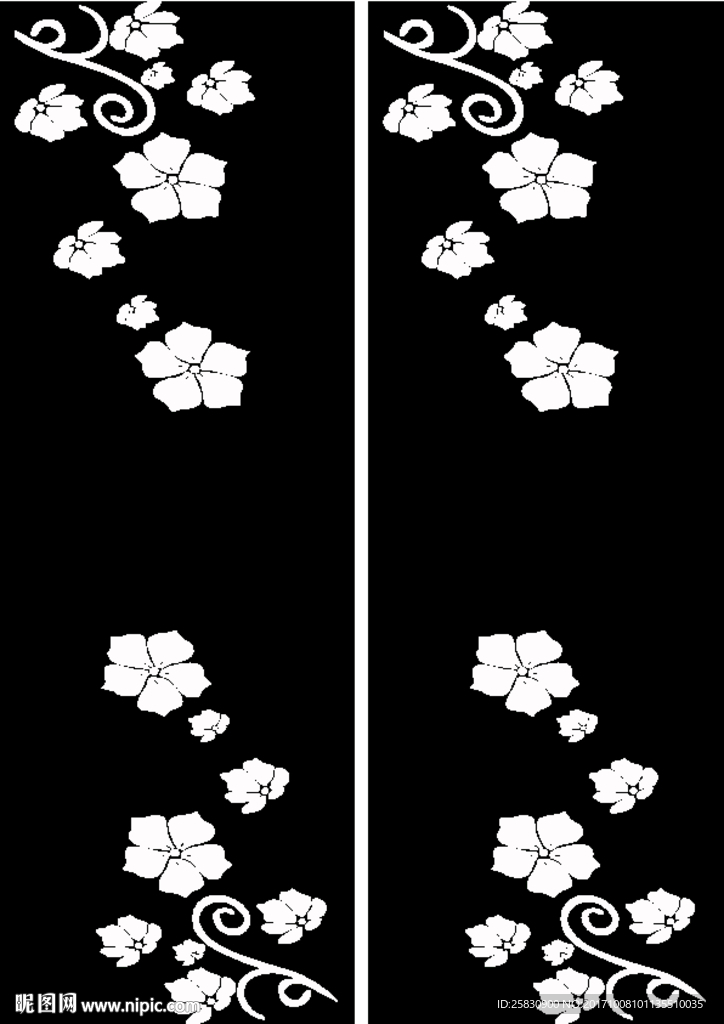 门窗玻璃暗花 欧式花纹 车刻