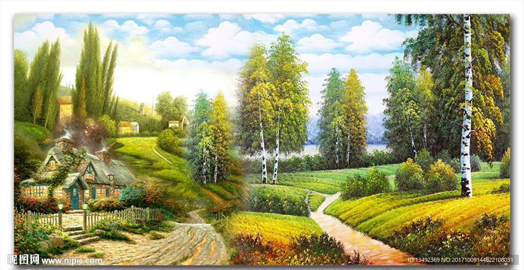 风景油画