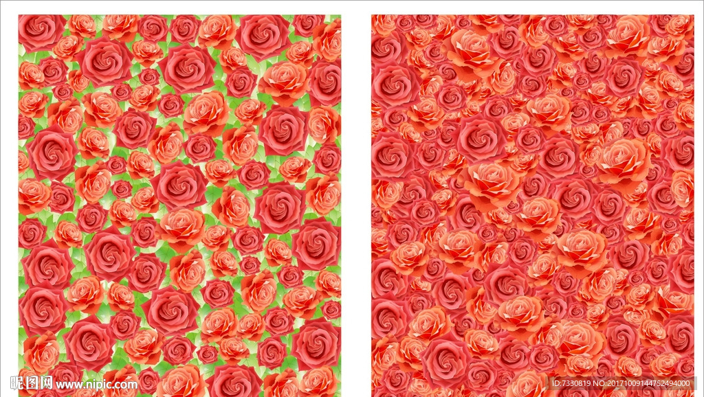 玫瑰花背景  矢量玫瑰花