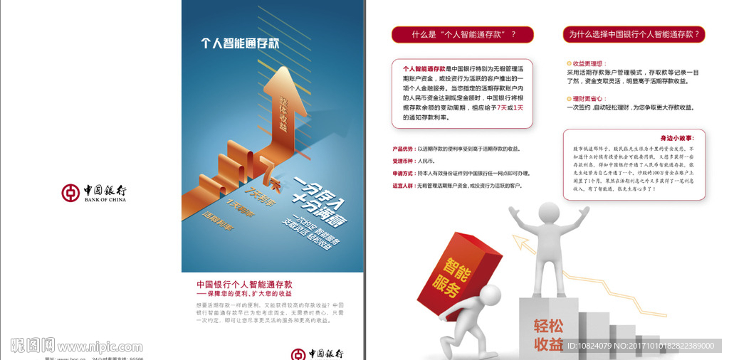 中国银行个人智能通存款-折页