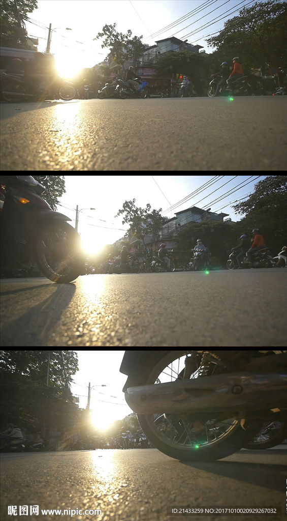 越南街头低拍视频素材