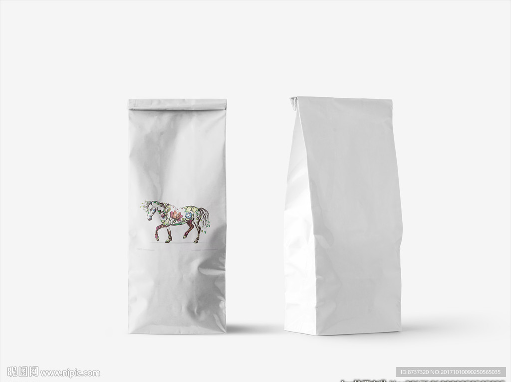 高清礼物手提袋效果图智能样机