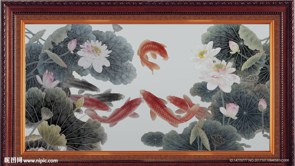 荷花图