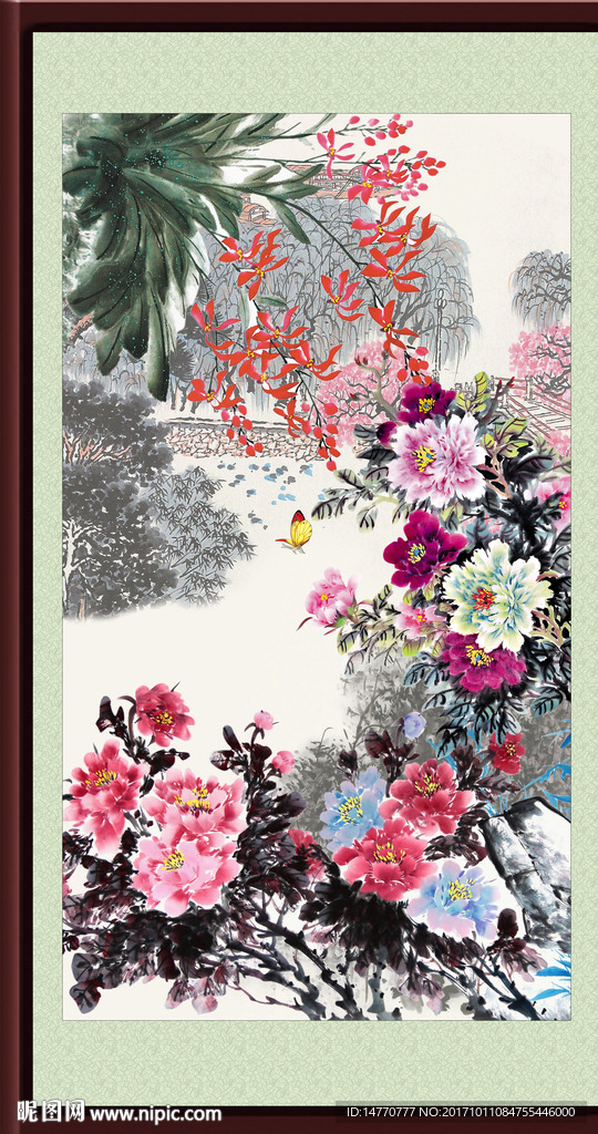 国画牡丹