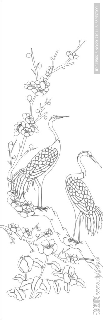 梅花鹤