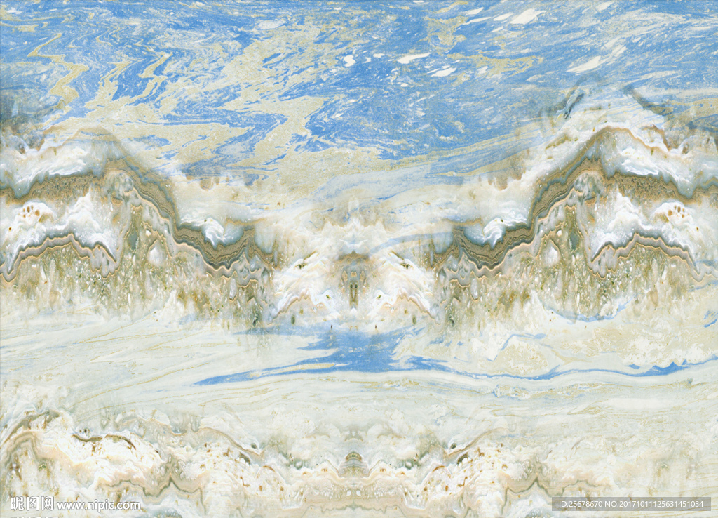 高清大理石纹山水如画电视背景墙