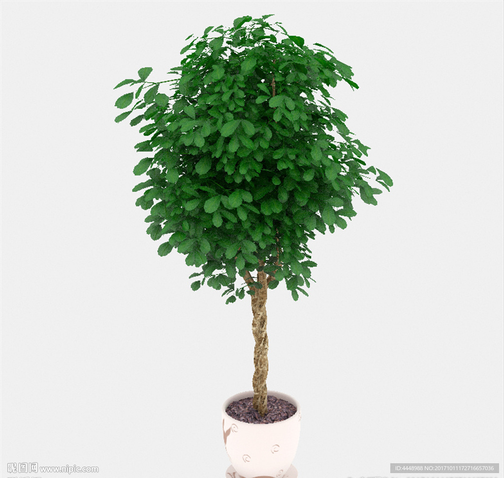 桂花盆栽模型