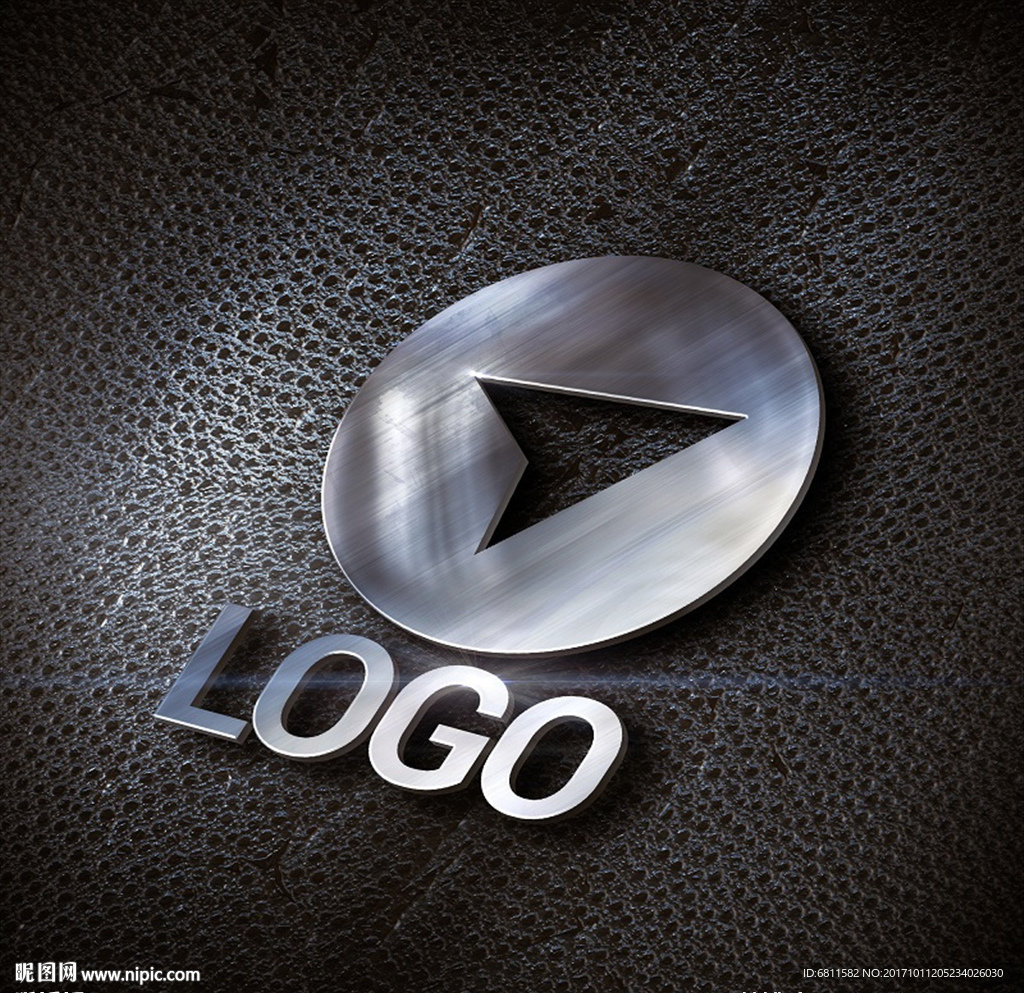 不锈钢立体标志LOGO模板样机