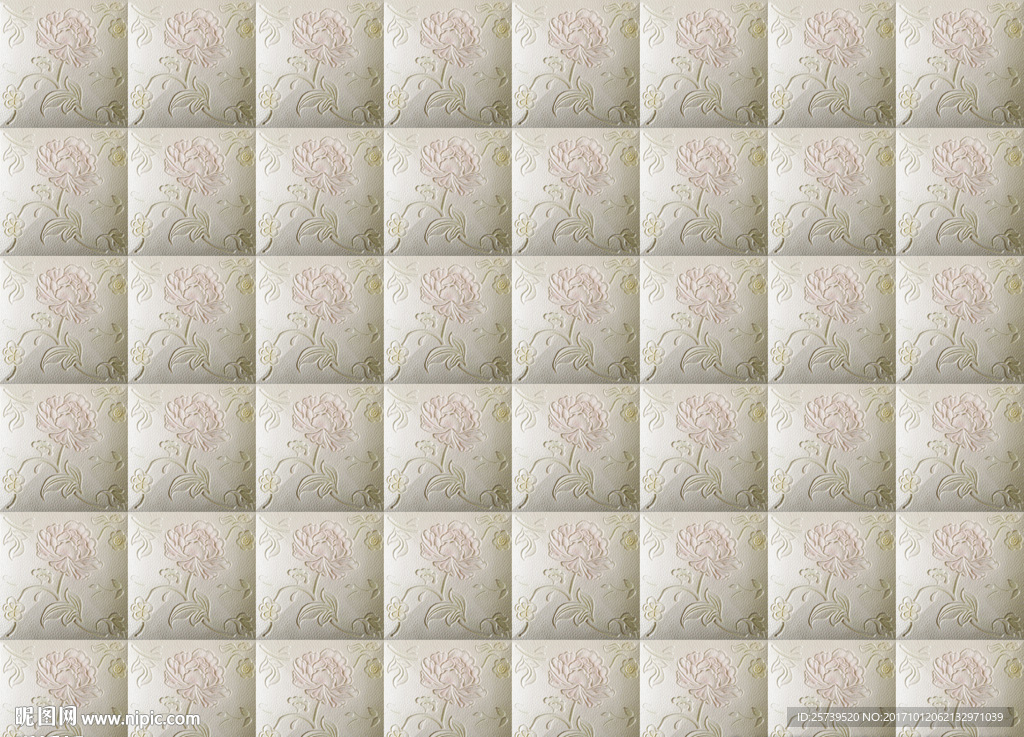 时尚欧式防软包花纹方块