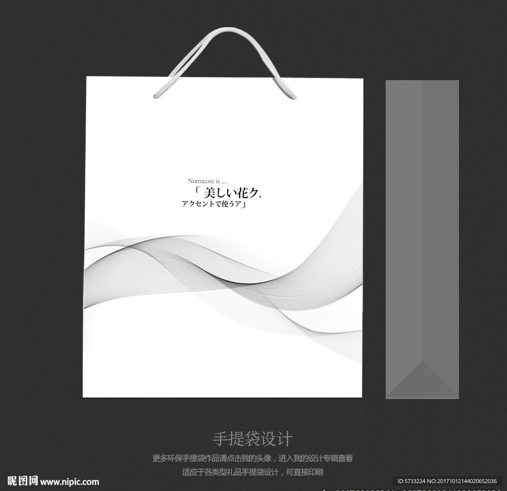 高档奢侈品手提袋包装设计