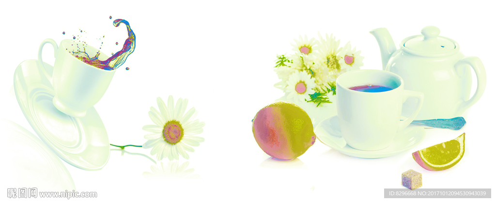 瓷砖花片图片