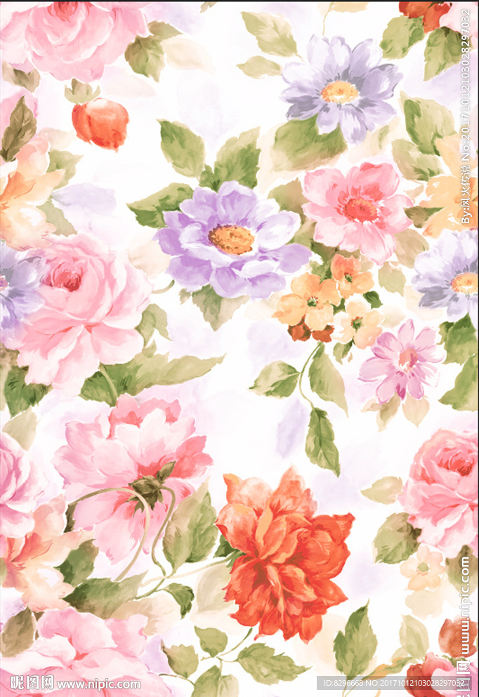 瓷砖花片图片