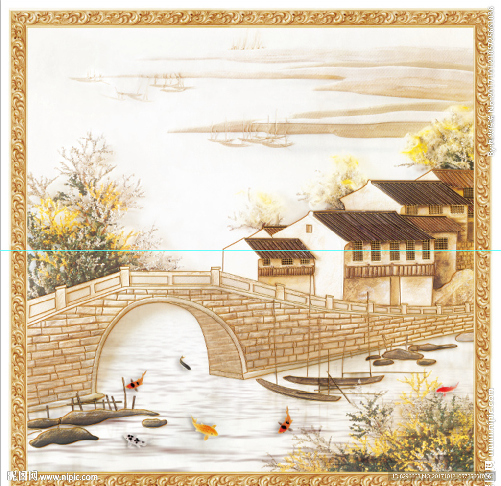 瓷砖花片图片