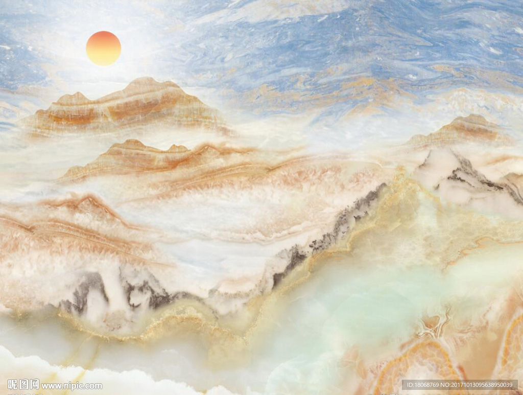 玉石石纹大理石背景墙