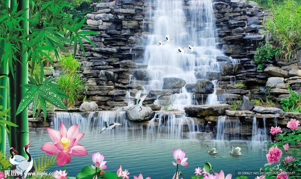 新中式中国风背景墙