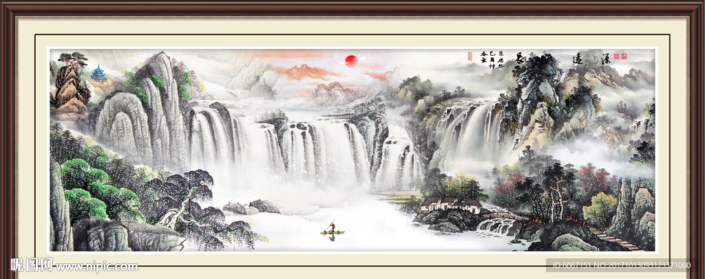 国画山水