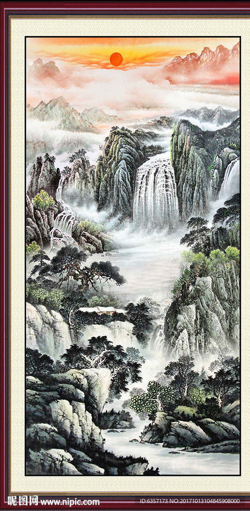 山水风景画