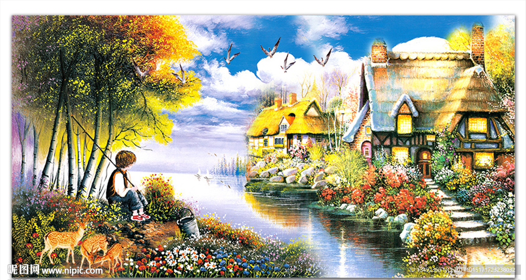 油画 风景