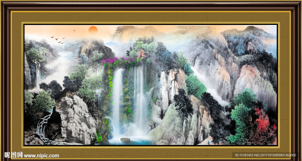 山水国画