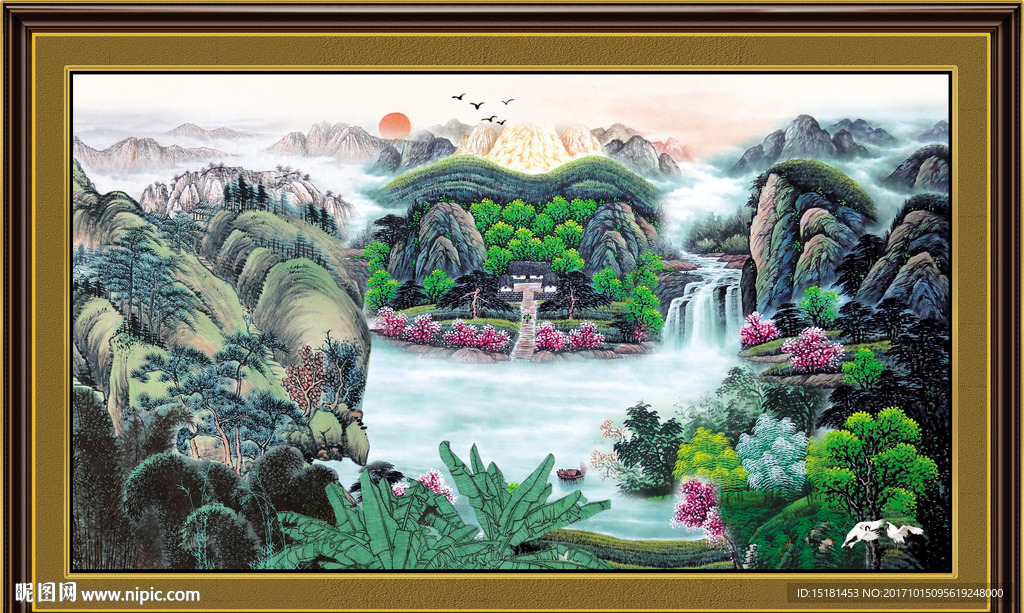 山水国画