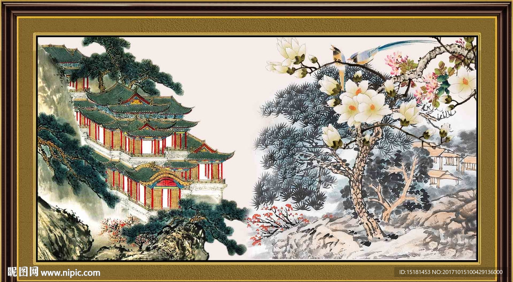 山水国画