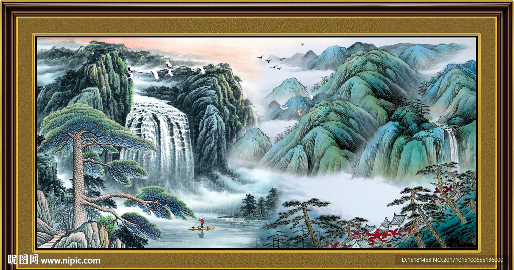 山水国画
