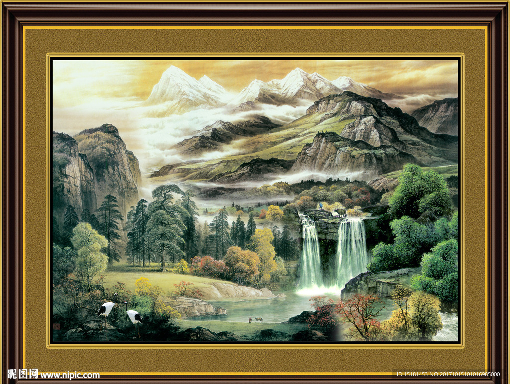 山水国画