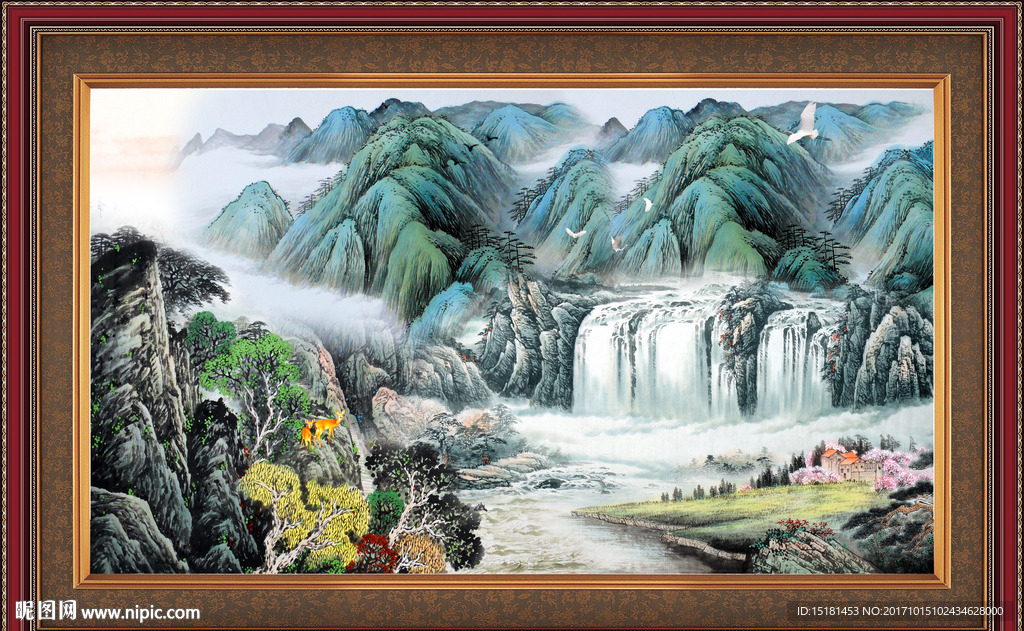 国画流水