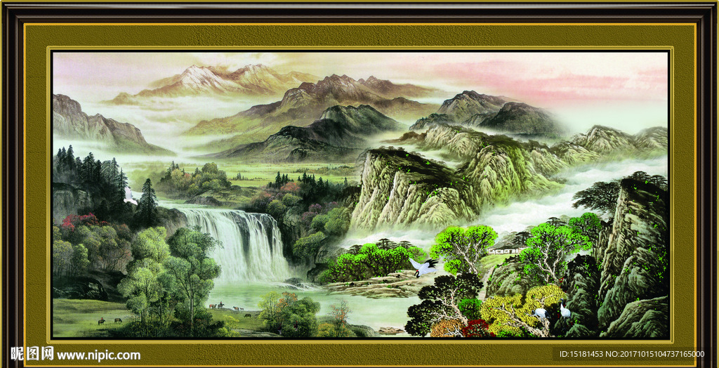 山水国画