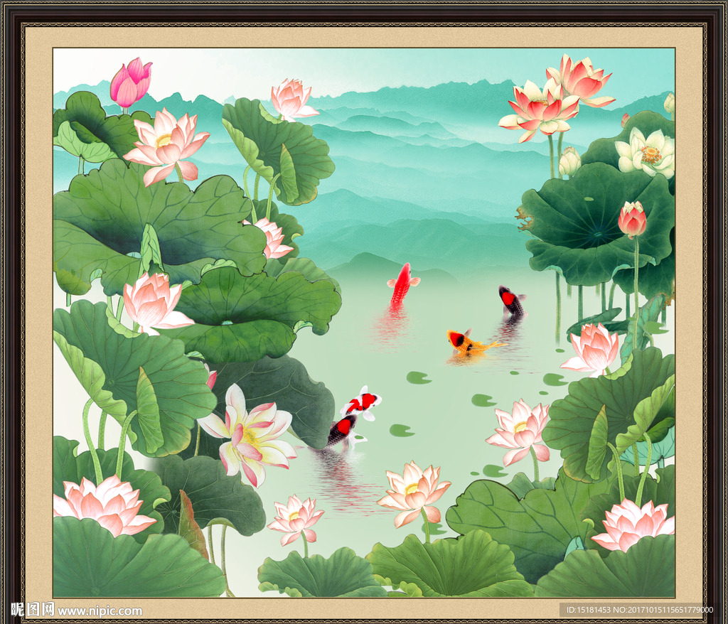 荷花图