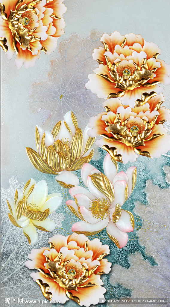 彩雕玄关