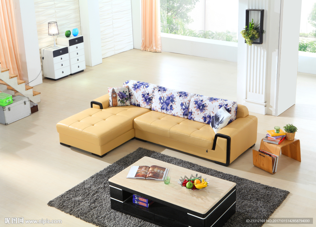 沙发背景 沙发摄影 真皮沙发