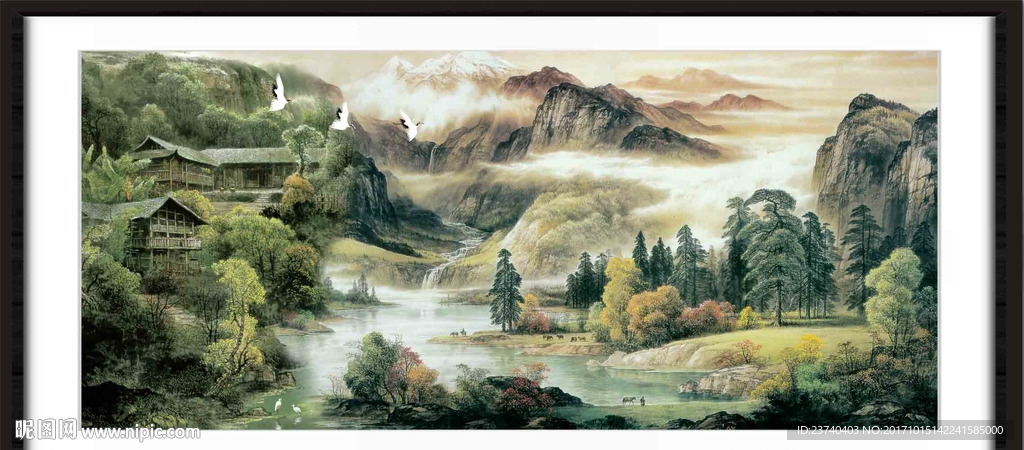 国画山水