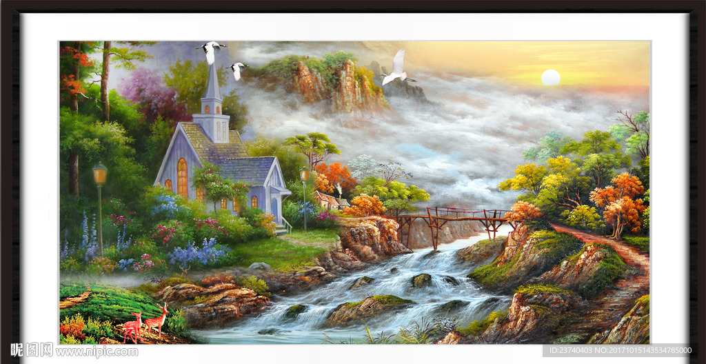 油画风景