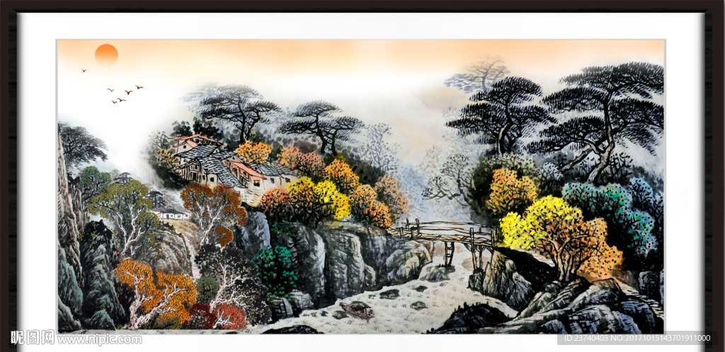 国画山水