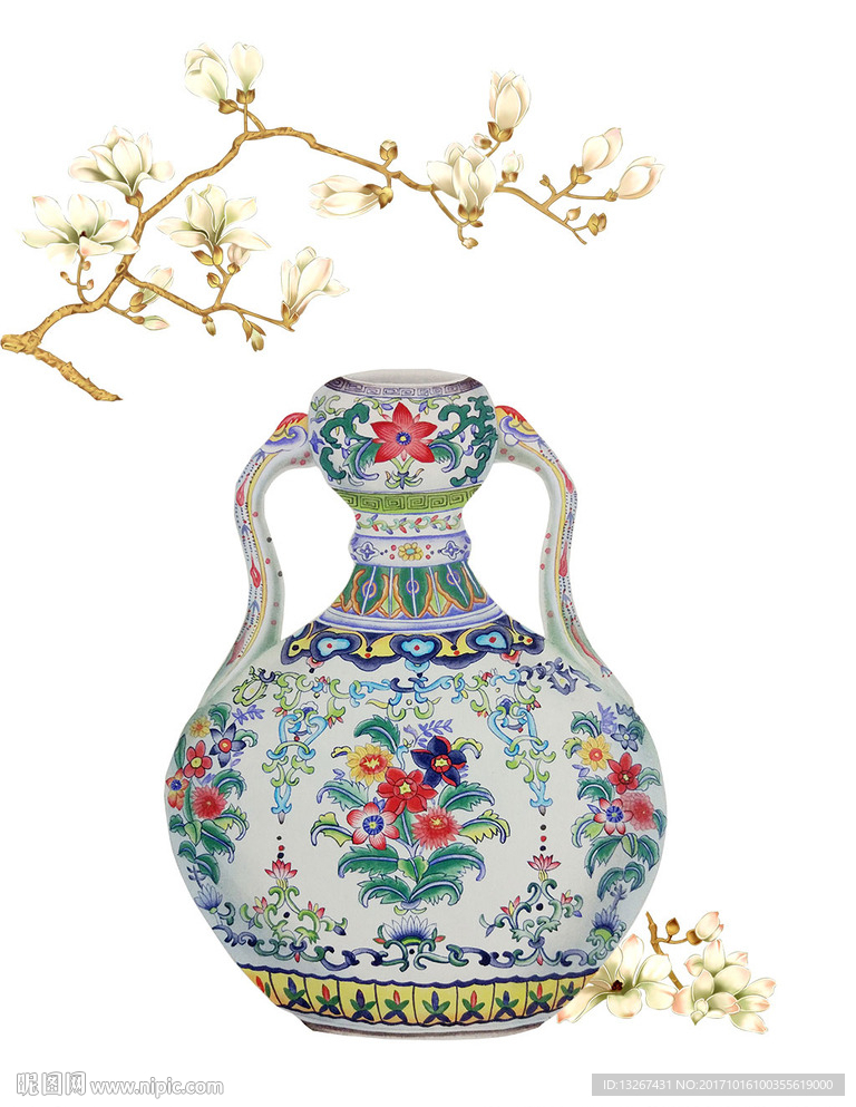 中国风工笔画装饰画