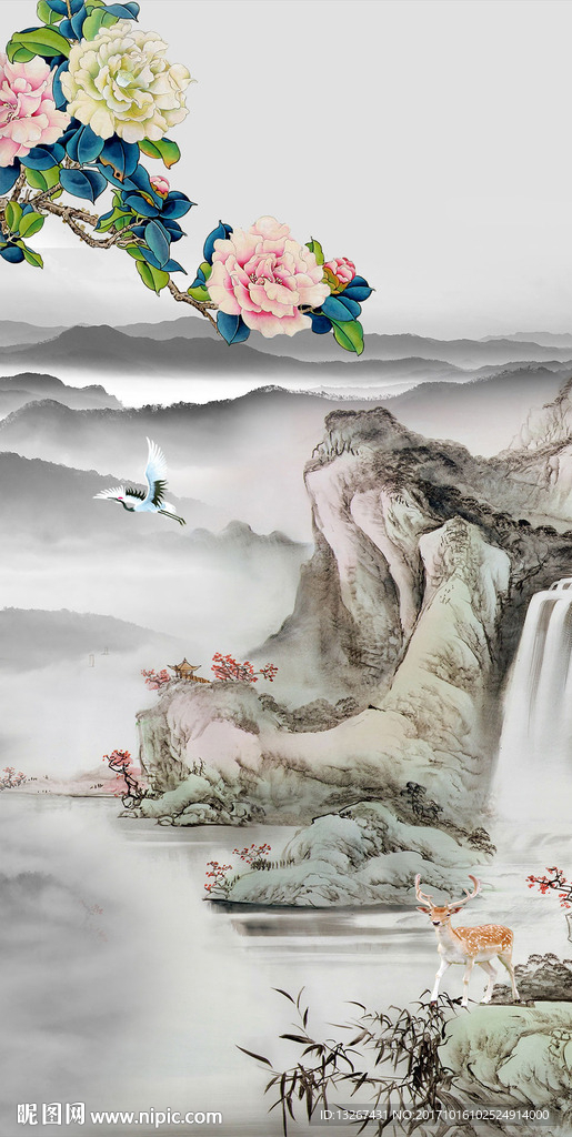 中国风水墨山水