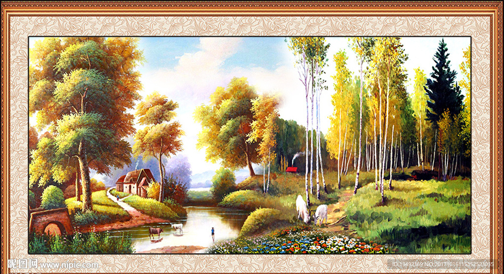 油画风景
