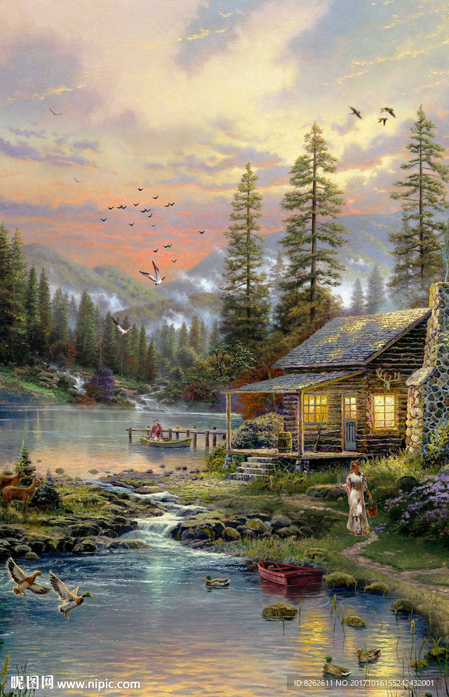 油画风景