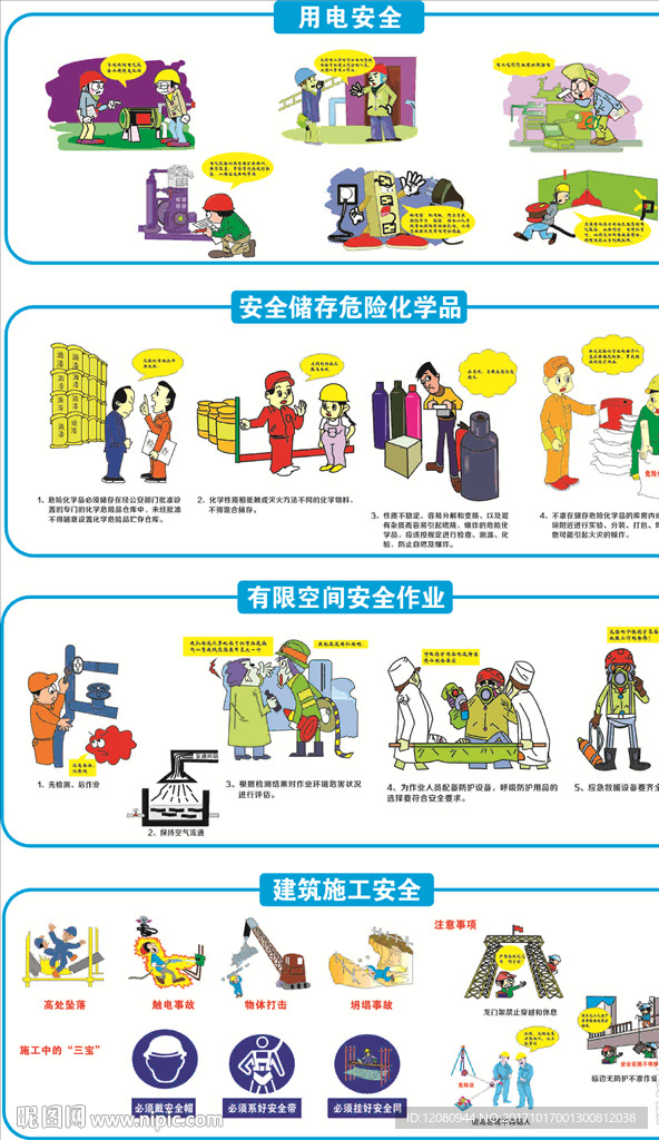施工安全海报