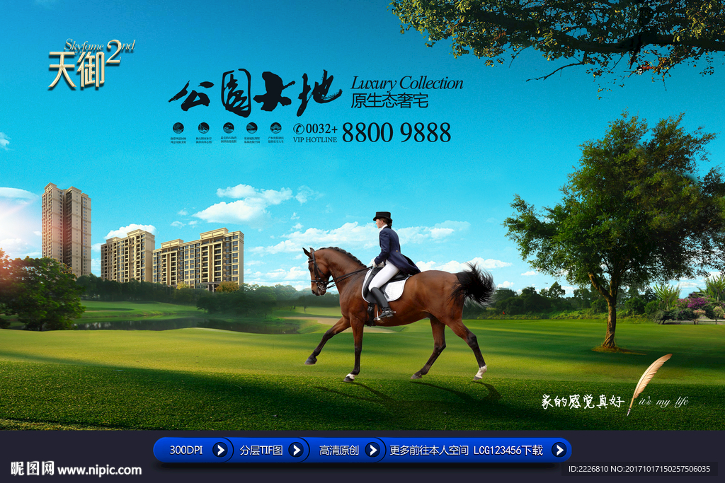 高端房地产广告