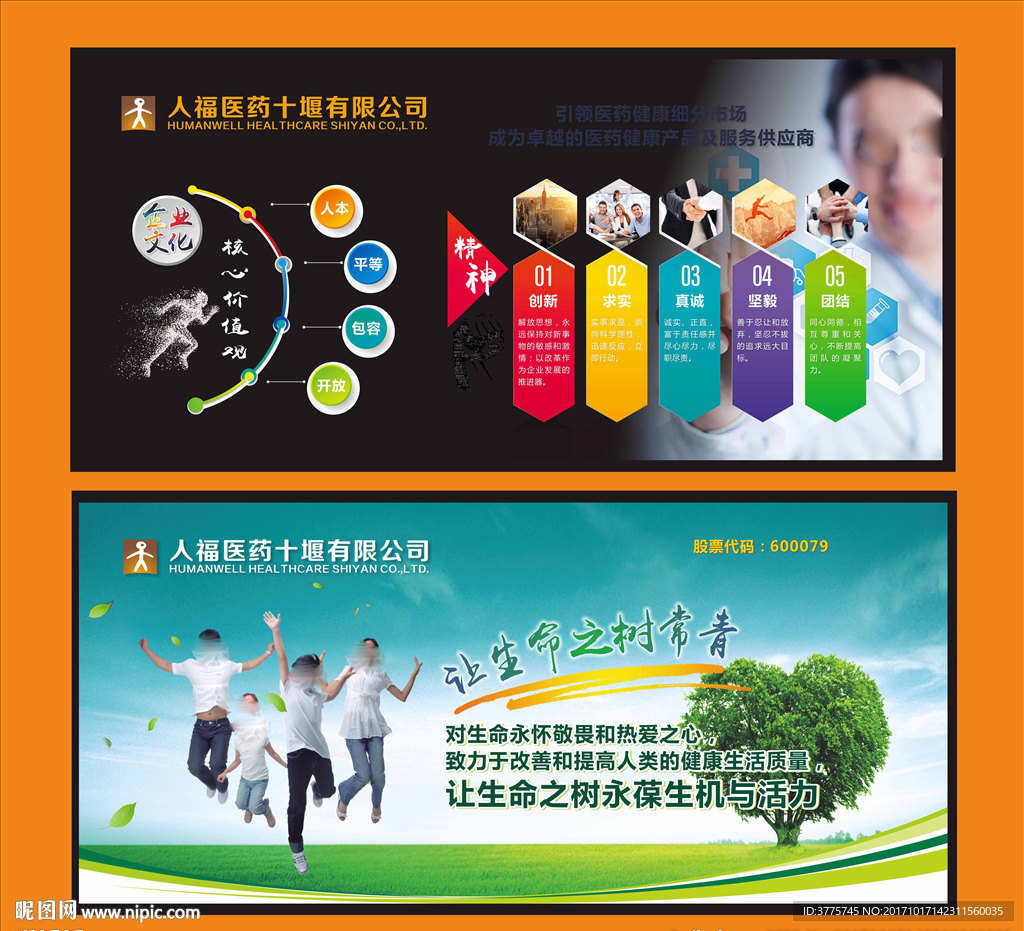 医药公司企业文化综合展板宣传栏