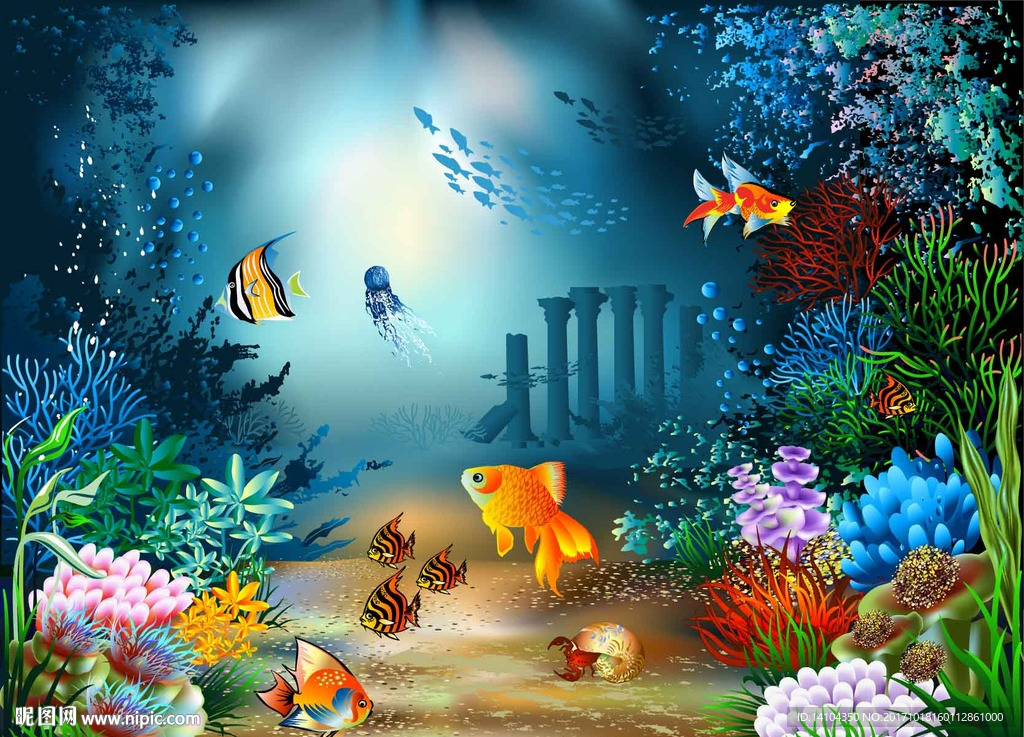 海底世界 海草