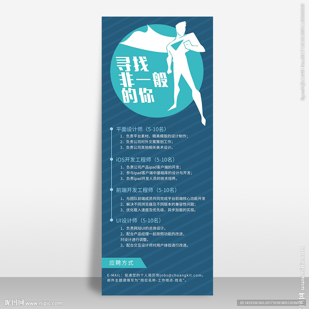 个性招聘海报