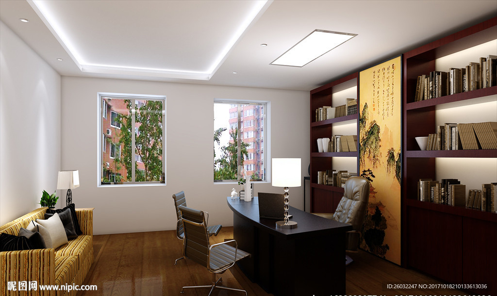 老板办公室3Dmax模型