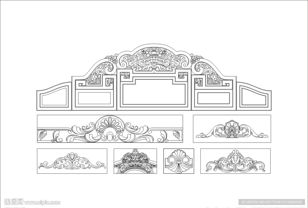 家具花纹